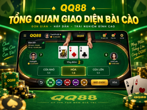 Tổng quan giao diện Bài Cào QQ88