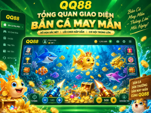 Tổng quan giao diện Bắn Cá May Mắn tại QQ88