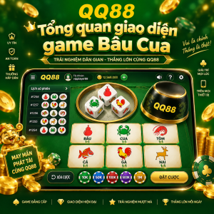 Tổng quan giao diện game Bầu Cua QQ88