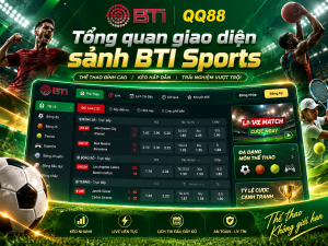 Tổng quan giao diện sảnh BTI Sports tại QQ88