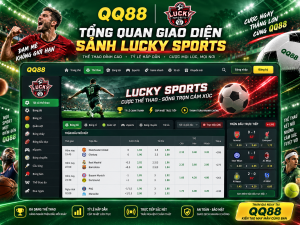 Tổng quan giao diện sảnh Lucky Sports