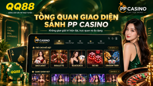 Tổng quan giao diện sảnh PP Casino