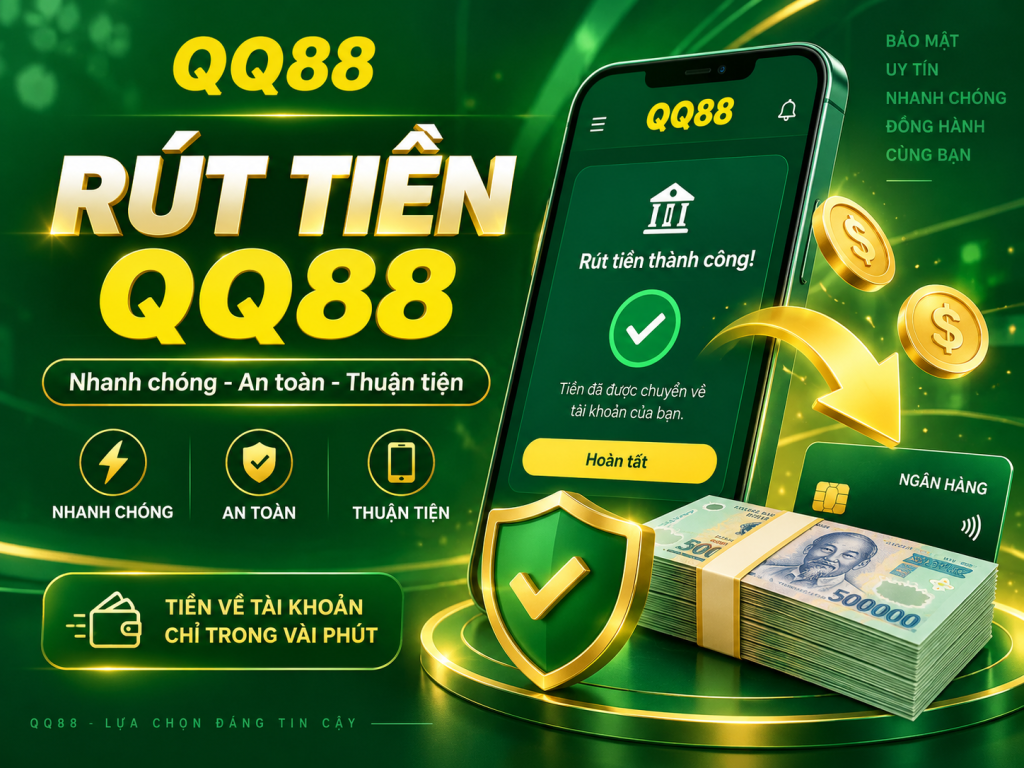 Tổng quan giao diện rút tiền QQ88