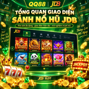 Tổng quan giao diện sảnh Nổ Hũ JDB tại QQ88