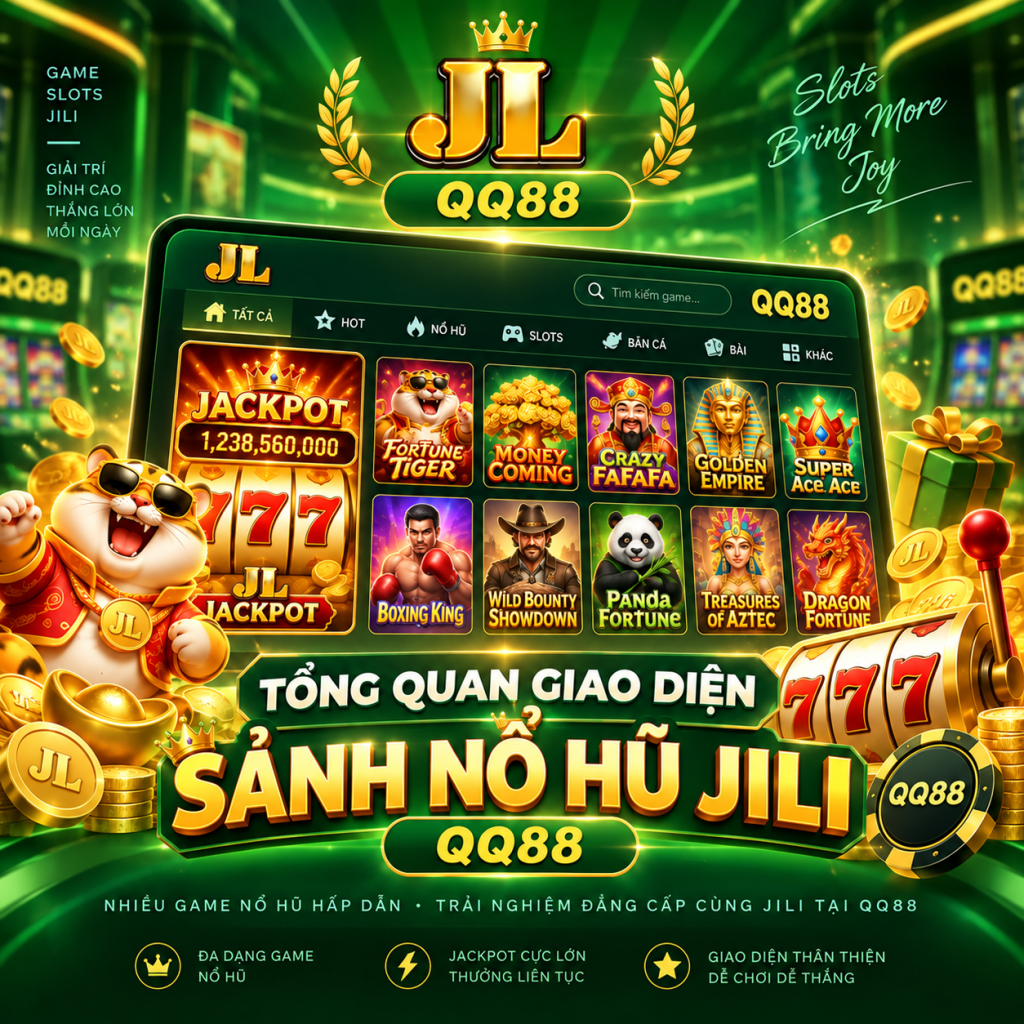 Tổng quan giao diện sảnh Nổ Hũ JiLi
