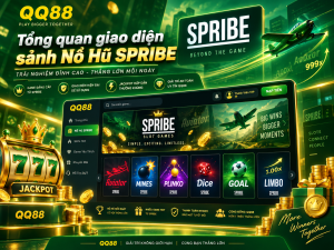 Tổng quan giao diện sảnh Nổ Hũ SPRIBE