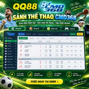 Tổng quan giao diện sảnh Thể Thao CMD368